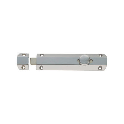 Carlisle Brass Satin Chrome Surface Bolt 255mm (AQ84SC)