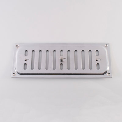 Carlisle Brass Satin Stainless Steel / Satin Chrome Hit and Miss Vent (HM4SSSC)