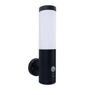 Carlton Black Outdoor Motion Sensor Wall Light