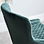 Carlton Dining Chair - Dark Green Velvet (Set of 2)