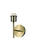 Carlton Unswitched Wall Lamp 1 Light without Shade, E27 Antique Brass