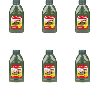 Carlube 2Stroke Garden Machinery Oil 500ML (Pack of 6) DIY at B&Q