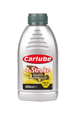 Carlube 4 Stroke Garden Machinery Oil 500mL x2 Treatment 1 Litre Gardening