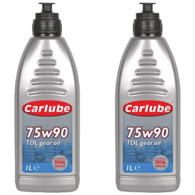 Carlube 75W-90 Tdl Total Driveline Lubricant Gear Oil Boxes & Differentials 1Lx2