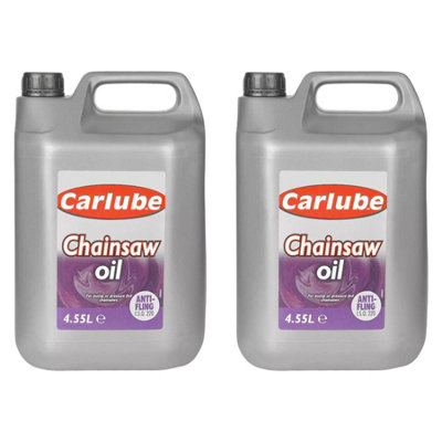 Carlube Anti-Fling Super Tacky All Chainsaw Makes Guide Bar Oil 4.55L x2