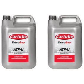 Carlube Atf-U Synthetic Automatic Transmission Fluid Gearbox Steering 4.55L x2