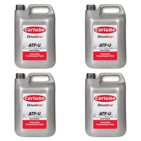 Carlube Atf-U Synthetic Automatic Transmission Fluid Gearbox Steering 4.55L x4