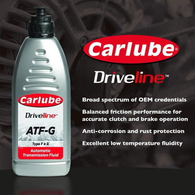 Carlube Automatic Transmission Fluid ATF G Power Steering Liquid 1L x12
