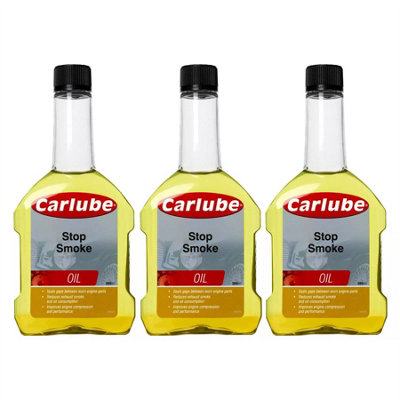 Carlube Car Stop Smoke Fuel Treatment Additive Engine Parts Sealant 300ml x3