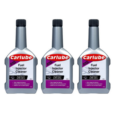 Carlube Concentrated Diesel Fuel Injector Cleaner Increase Engine Power 300ml x3