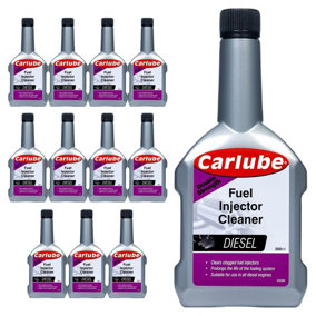 Carlube Concentrated Diesel Fuel Injector Cleaner Increase Engine Power 300mlx12
