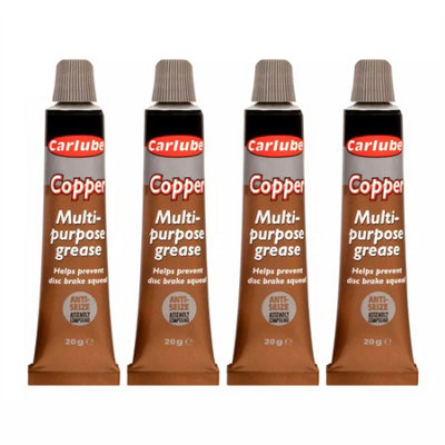 Carlube Copper Grease Anti-Seize Tube Brake Pad Multi-purpose 20g x4