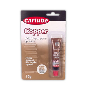 Carlube Copper Grease Anti-Seize Tube Brake Pad Multi-purpose 20g