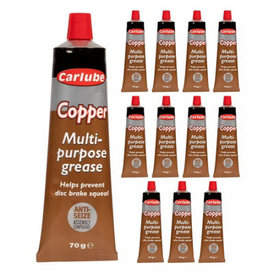 Carlube Copper Grease Brake Pad Anti-Seize Multi-purpose 70g Tube x12