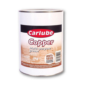Carlube Copper Grease Multi Purpose Anti Seize Assembly Compound 3Kg Ygc003 x 4