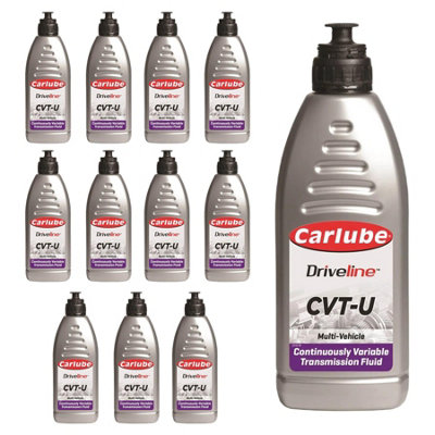 Carlube CVT-U Continuosly Variable Transmission Gearbox Oil Fluid 1L x12