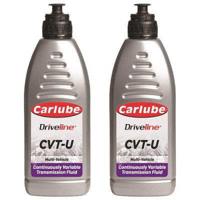 Carlube CVT-U Continuosly Variable Transmission Gearbox Oil Fluid 1L x2