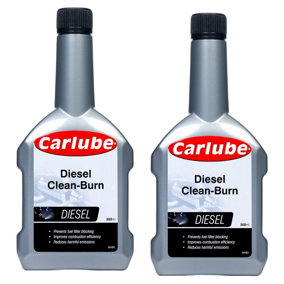Carlube Diesel Clean-Burn Reduces Black Smoke Emissions 300ml x2