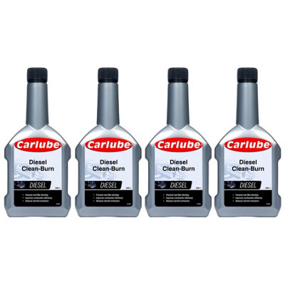 Carlube Diesel Clean-Burn Reduces Black Smoke Emissions 300ml x4