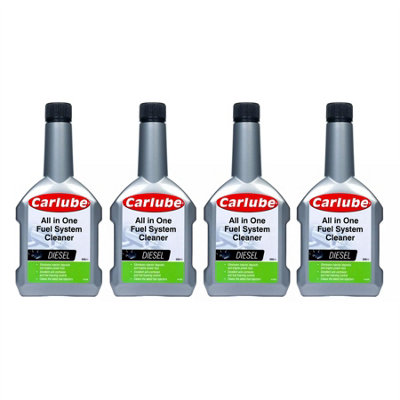 Carlube Diesel Complete Fuel System Cleaner Treatment Additive 300ml x4