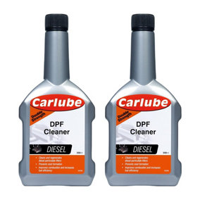 Carlube Diesel Particulate Filter DPF Cleaner Double Strength 300ml x2