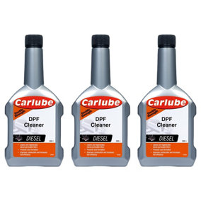 Carlube Diesel Particulate Filter DPF Cleaner Double Strength 300ml x3