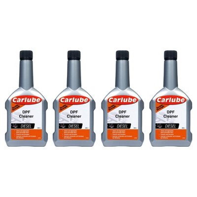 Carlube Diesel Particulate Filter DPF Cleaner Double Strength 300ml x4