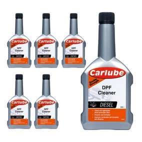 Carlube Diesel Particulate Filter DPF Cleaner Double Strength 300ml x6