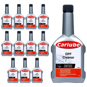 Carlube Diesel Particulate Filter DPF Cleaner Remover Exhaust System 300ml x12