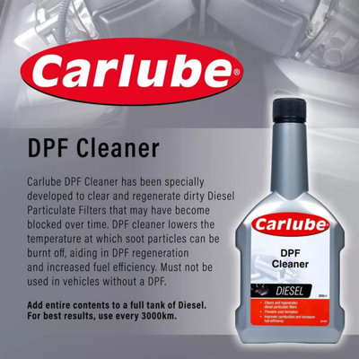 Carlube Diesel Particulate Filter DPF Cleaner Remover Exhaust System 300ml x3