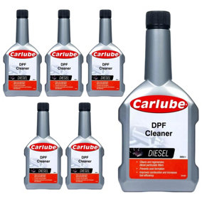 Carlube Diesel Particulate Filter DPF Cleaner Remover Exhaust System 300ml x6