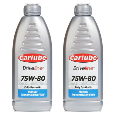 Carlube Driveline 75W-80 Fully Synthetic Manual Transmission Fluid 1L x2