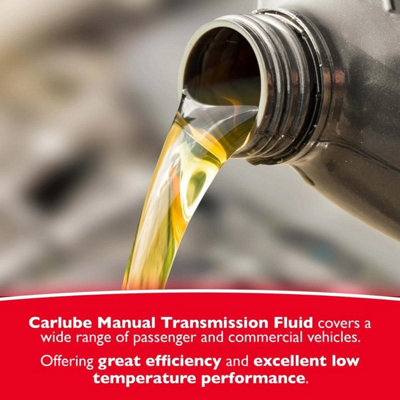 Carlube Driveline 75w90 Manual Transmission Fluid 1L Litre x4