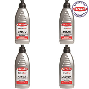 Carlube Driveline ATF-LV Fully Synthetic Automatic Transmission Fluid 1L x 4