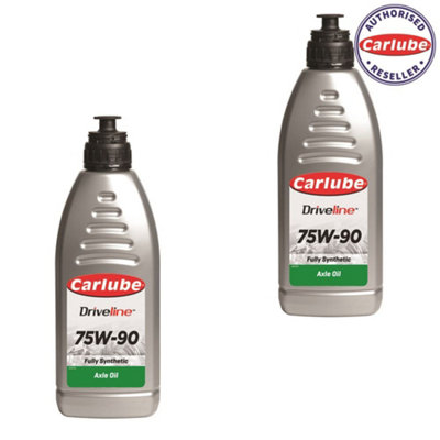 Carlube Driveline SAE 75W90 Fully Synthetic Axle Oil 1L Litre x2 ...