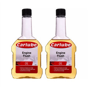 Carlube Engine Flush Oil Additive Treatment Sludge & Deposit Remover 300ml x2