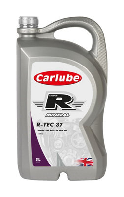 Carlube Engine Oil 5L Triple R 20W50 API SL Mineral 5 Litres R-TEC 37 ...