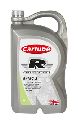 Carlube Engine Oil Triple R 0W20 C5 V Fully Synthetic 5 Litres R-TEC 2 5L