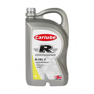 Carlube Engine Oil Triple R 0W30 C2 F Fully Synthetic R-TEC 7 5 Litre
