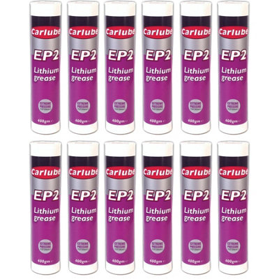 Carlube Ep2 Lithium Grease Lubricant Extreme Performance Cartridge 500G