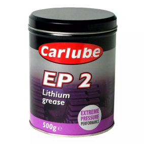 Carlube Ep2 Lithium Lubricant Extreme Pressure Performance Grease 500G