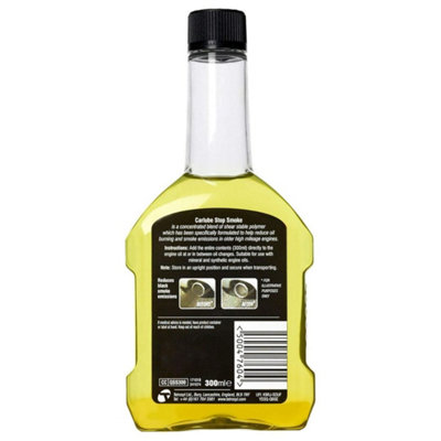 Carlube Exhaust Stop Smoke Oil Treatment Additive 300ml Seal Engine ...