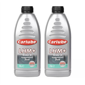 Carlube LHM Brake & Suspension Fluid For Citroen And Rolls Royce Bentley 1Ltr x2