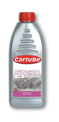 Carlube Low SAPS SAE 5W30 C3 Motor Engine Oil 1L Litre x4 Lubricant 4 Litres