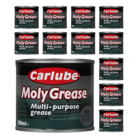 Carlube Molybdenum 2 Multi Purpose Moly Grease Protection Lubricant 500g x12