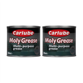 Carlube Molybdenum 2 Multi Purpose Moly Grease Protection Lubricant 500g x2