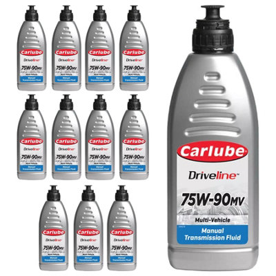 Carlube Mtf-U 75W90 Multi-Vehicle Manual Transmission Fluid Gear Oil 1 Litre x12