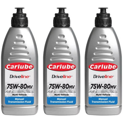 Carlube MTF780 MTFU 75W80 Manual Transmission Fluid Gear Oil 1L x3