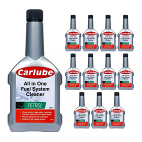Carlube Petrol Complete Fuel System Cleaner Stripper Treatment Additive 300mlx12