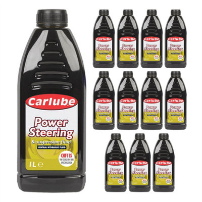 Carlube Power Steering Fluid Green Hydraulic Fluid Fits Volvo V70 2.4 D5 1L x12